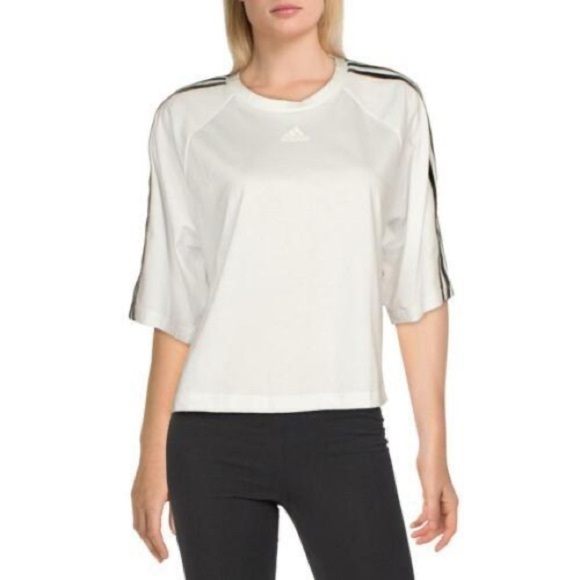 Adidas Velvet Stripes Tee - Picture 1 of 9